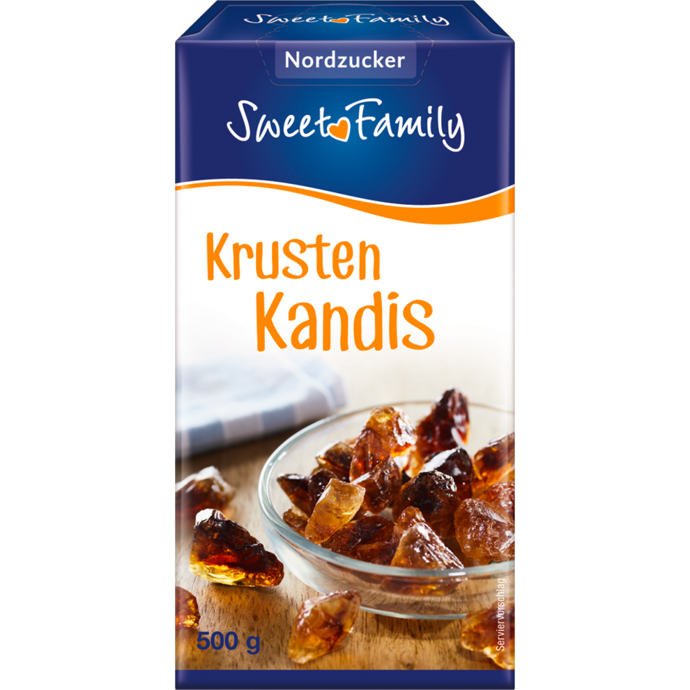 Sweet Family Nordzucker Krustenkandis braun 500g