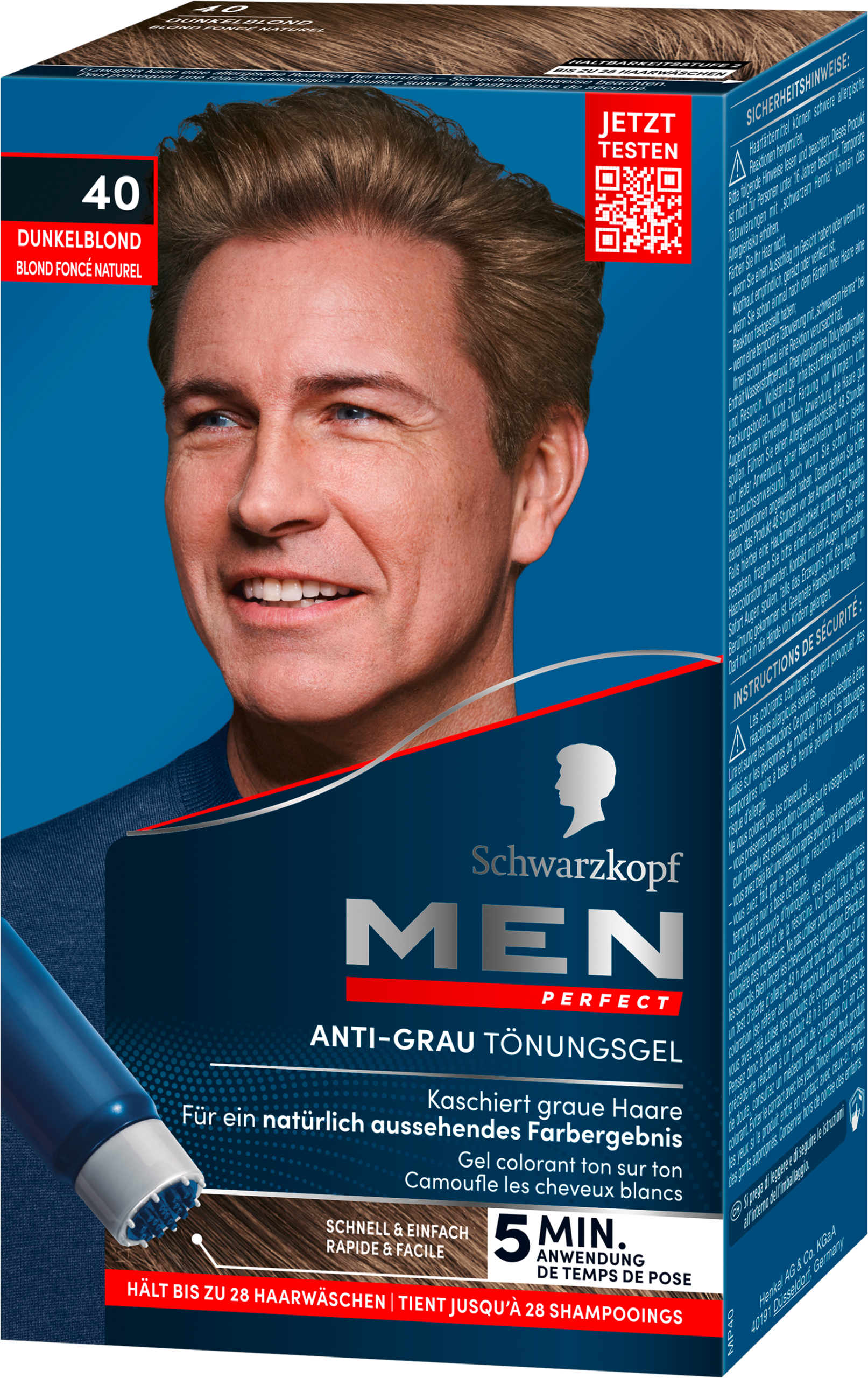 Men Perfect Tönungs-Gel 40 natur dunkelblond 80ml