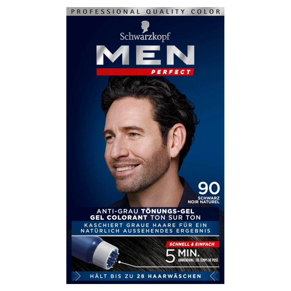 Men Perfect Tönungs-Gel 90 natur schwarz 80ml