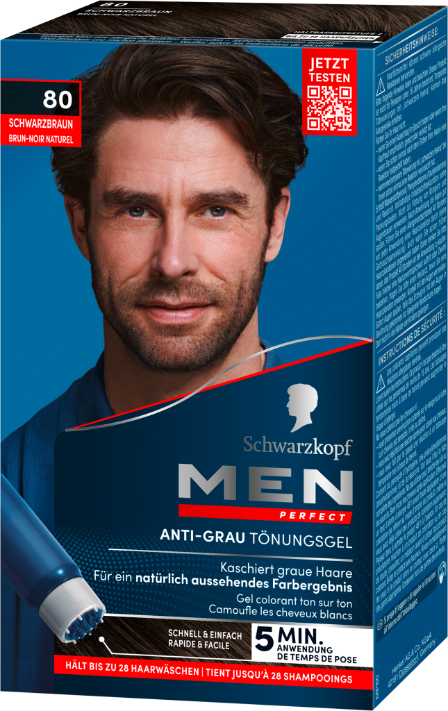 Men Perfect Tönungs-Gel 80 natur schwarzbraun 80ml