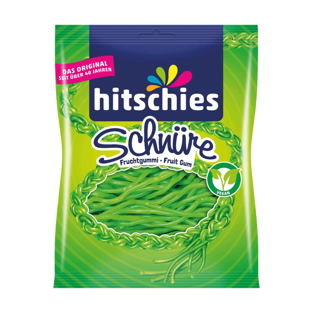 Hitschies Apfel-Schnüre 125g
