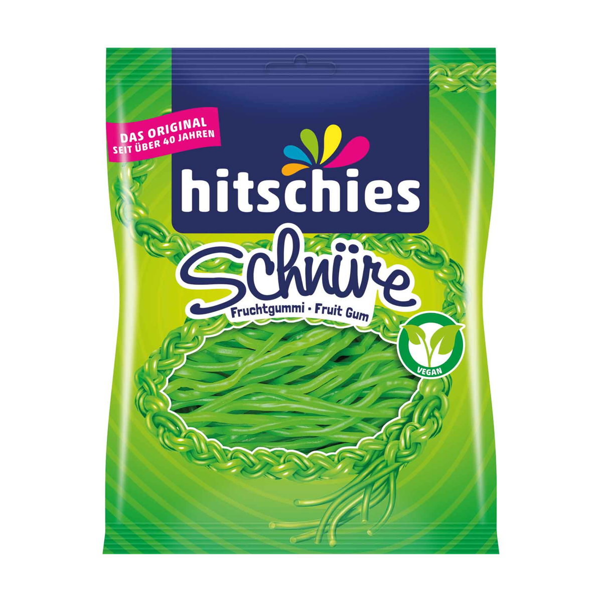 Hitschies Apfel-Schnüre 125g
