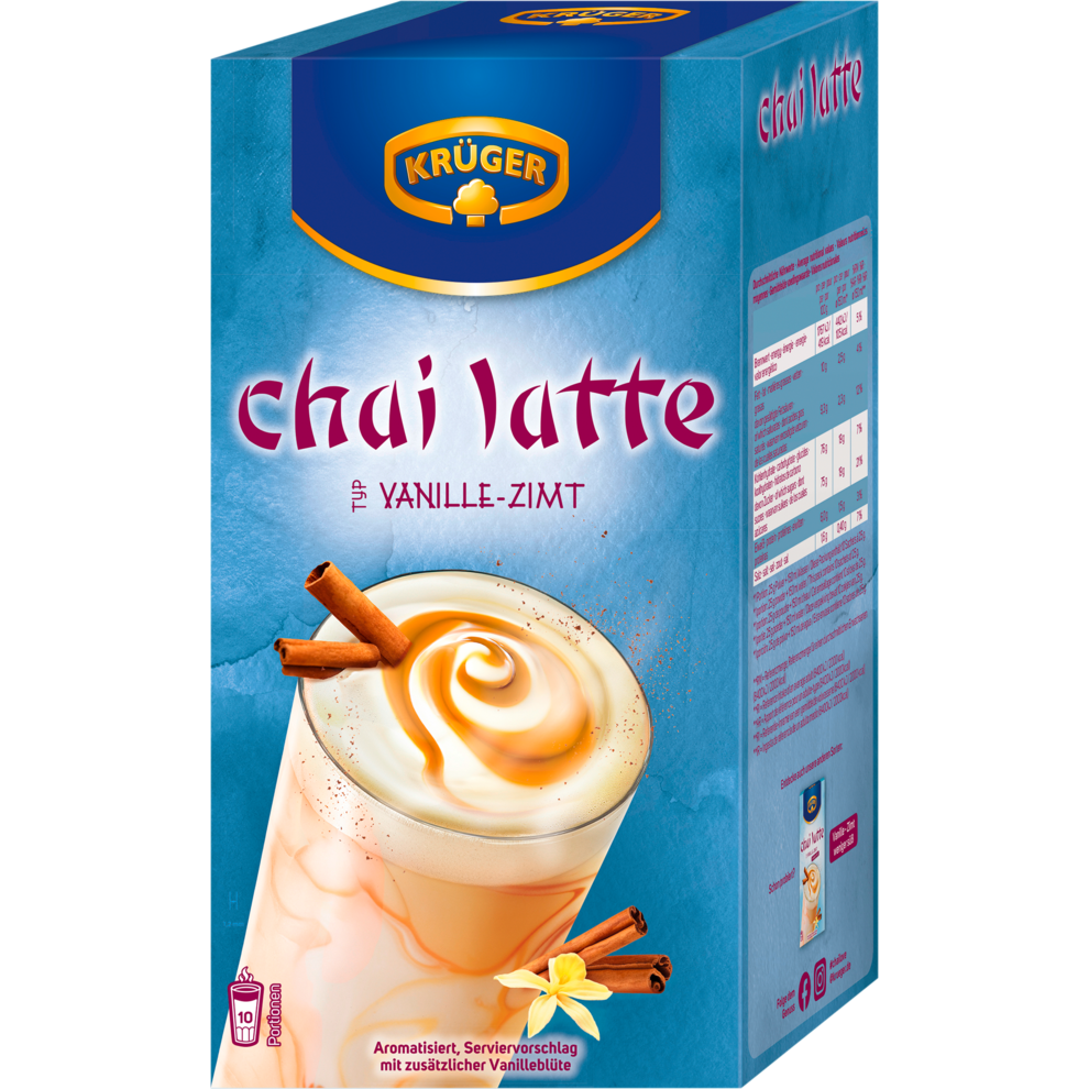 Krüger Chai Latte Vanille Zimt 10x25g