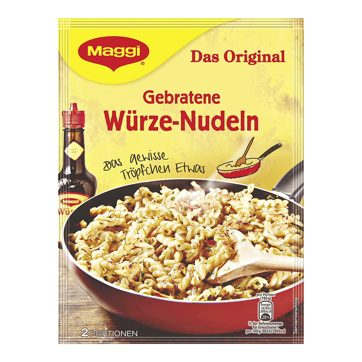 Maggi gebratene Nudeln mit Würze 191g