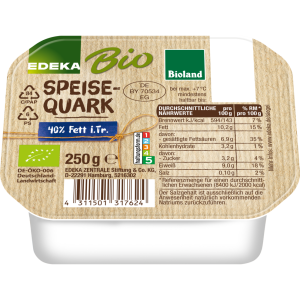 Bio EDEKA Speisequark 40% Fett i.Tr.250g