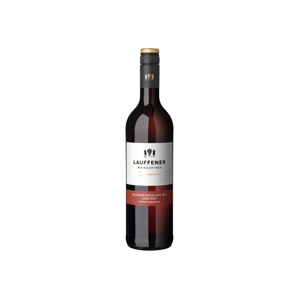 Lauffener Weingärtner Schwarzriesling mit Samtrot QbA halbtrocken 0,75l