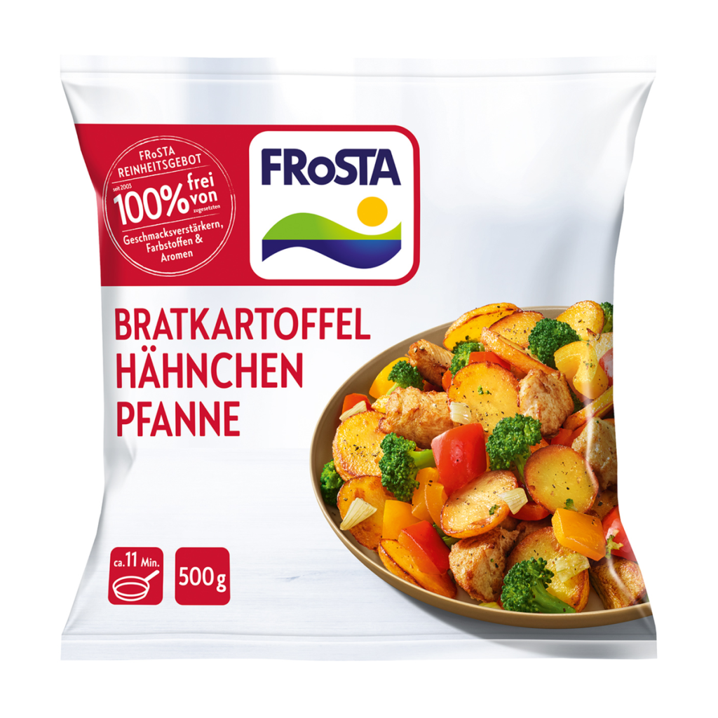 Frosta Bratkartoffel /Hähnchen Pfanne 500g