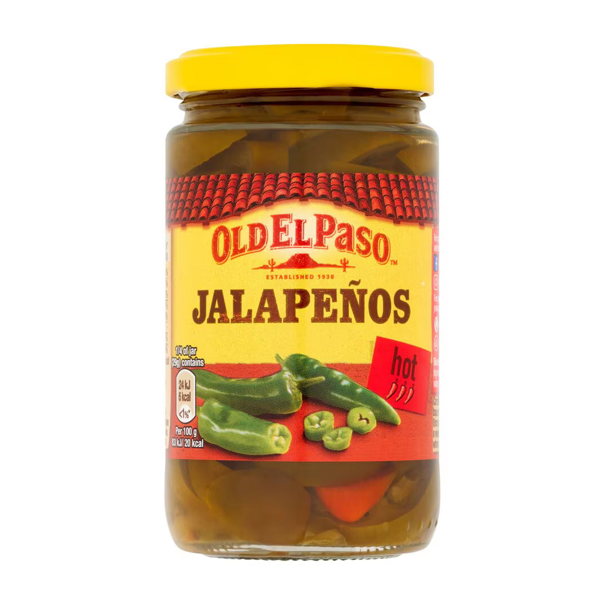 Old el Paso Jalapenos 215g