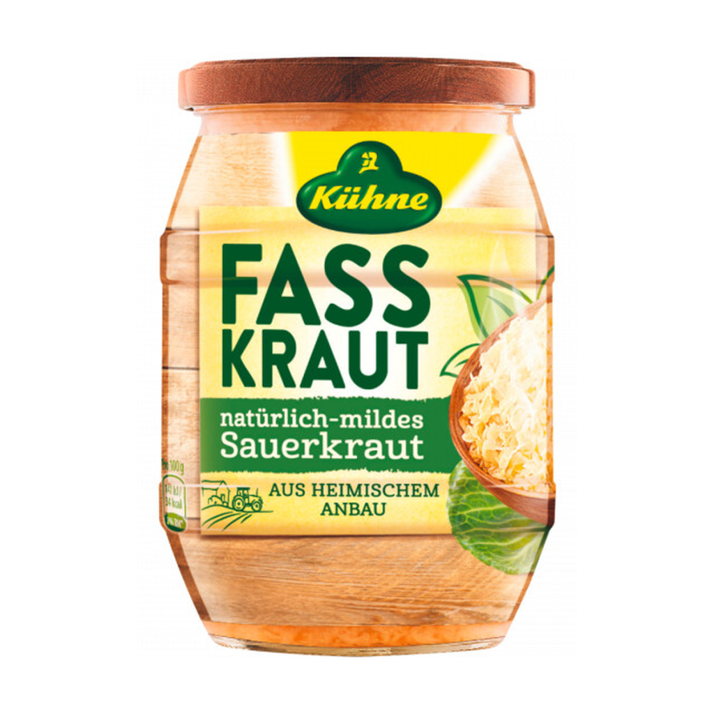 Kühne Fasskraut natürlich mild 400g