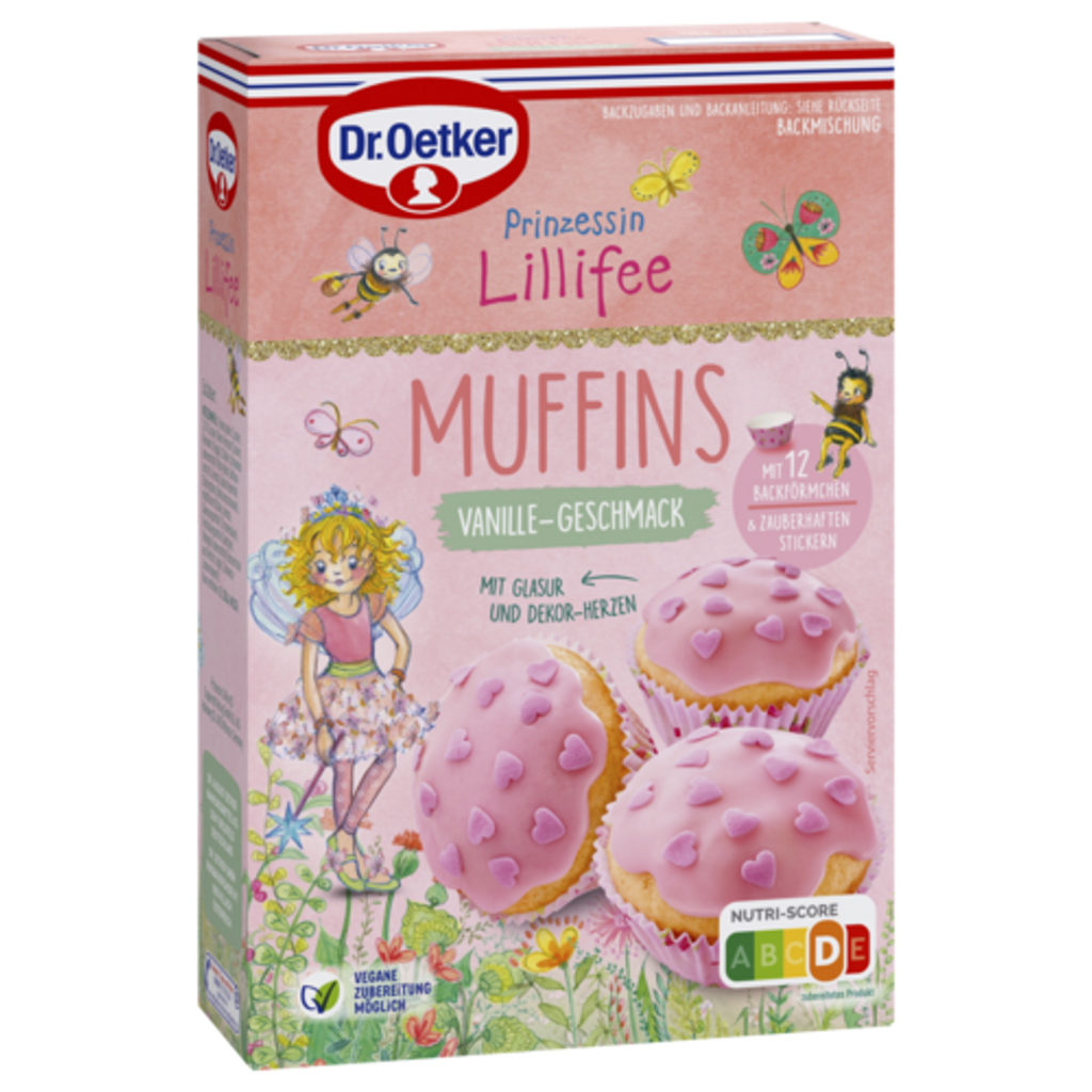 Dr.Oetker Prinzessin Lillifee Muffins Vanille 397g