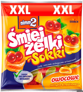 NIMM2 SOKKI FRUIT JELLY BEANS 165G