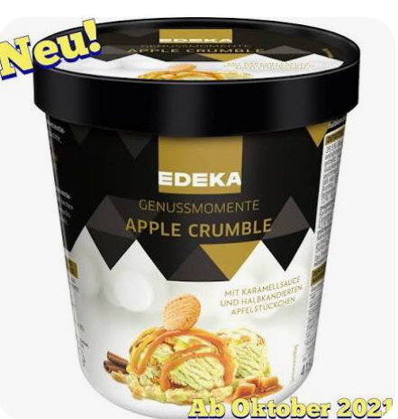 EDEKA Genussmomente American Icecream Apple Crumble