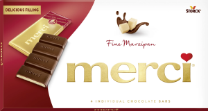 MERCI CHOCOLATE WITH MARZIPAN FILLING 112g