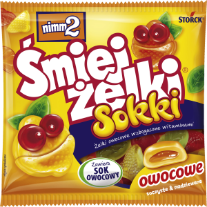 NIMM2 SOKKI FRUIT JELLY BEANS 90g