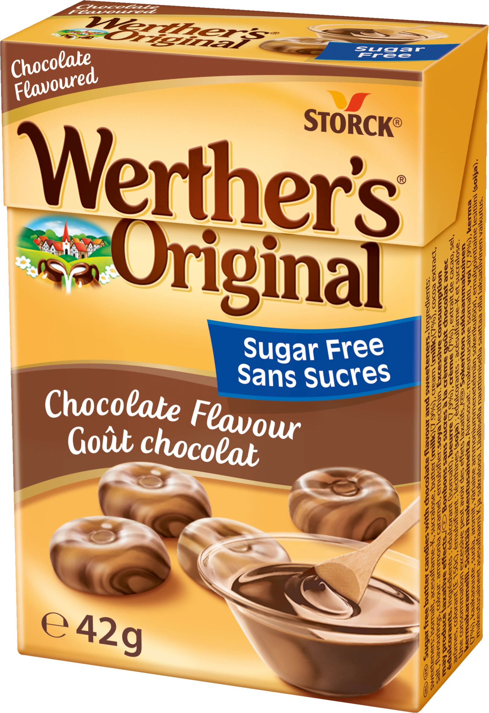 WERTHER'S ORIGINAL SUGAR-FREE CHOCOLATE 42 g