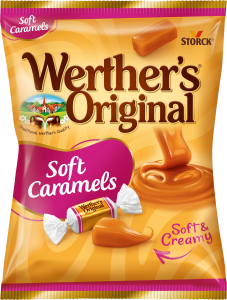 WERTHER'S ORIGINAL SOFT CARAMELS HANDBAGS 75 g
