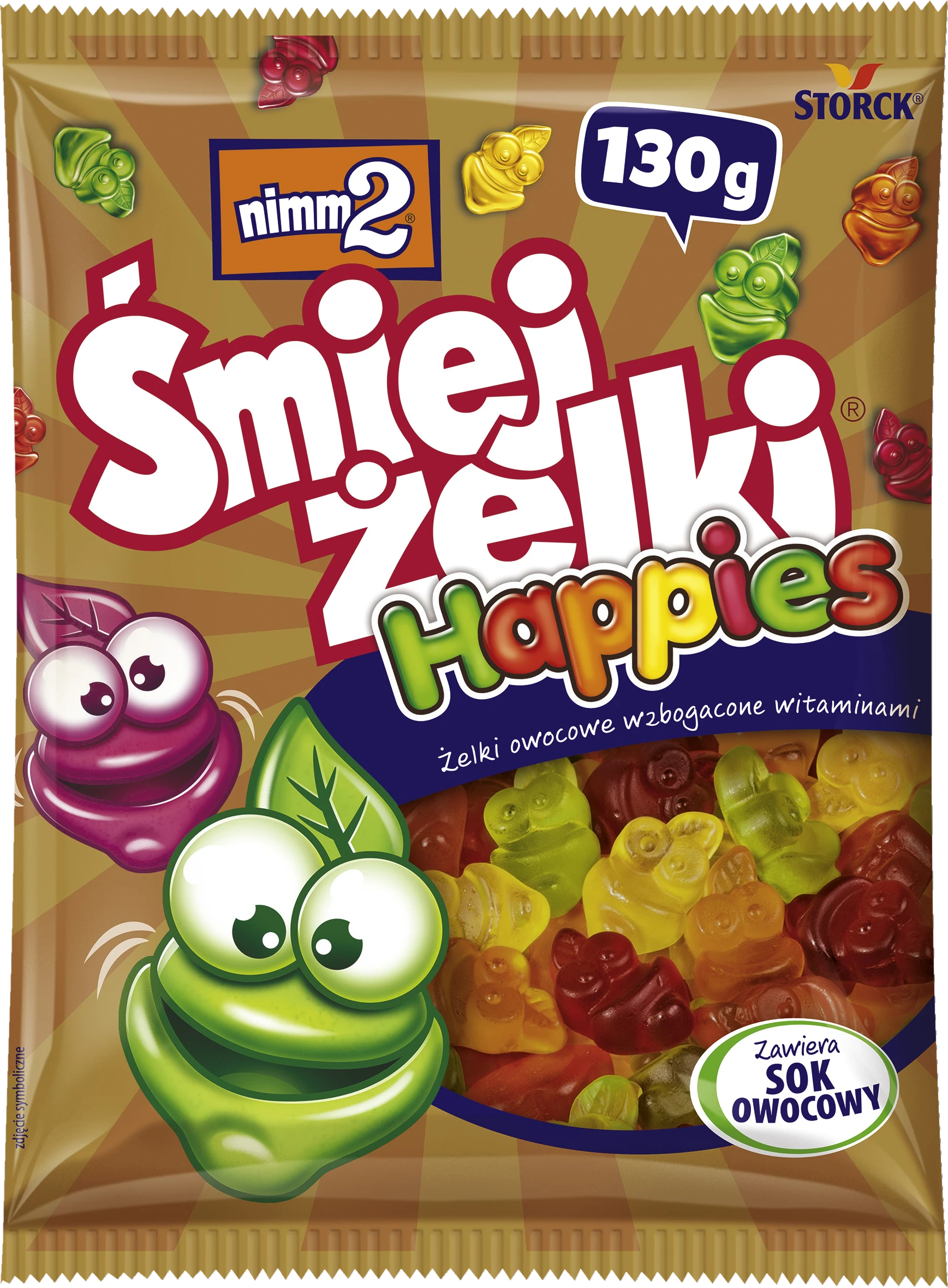 NIMM2 LAUGHING JELLY HAPPIES 130G