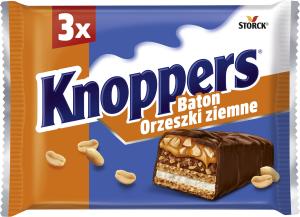 KNOPPERS PEANUT BAR THREES 120 g