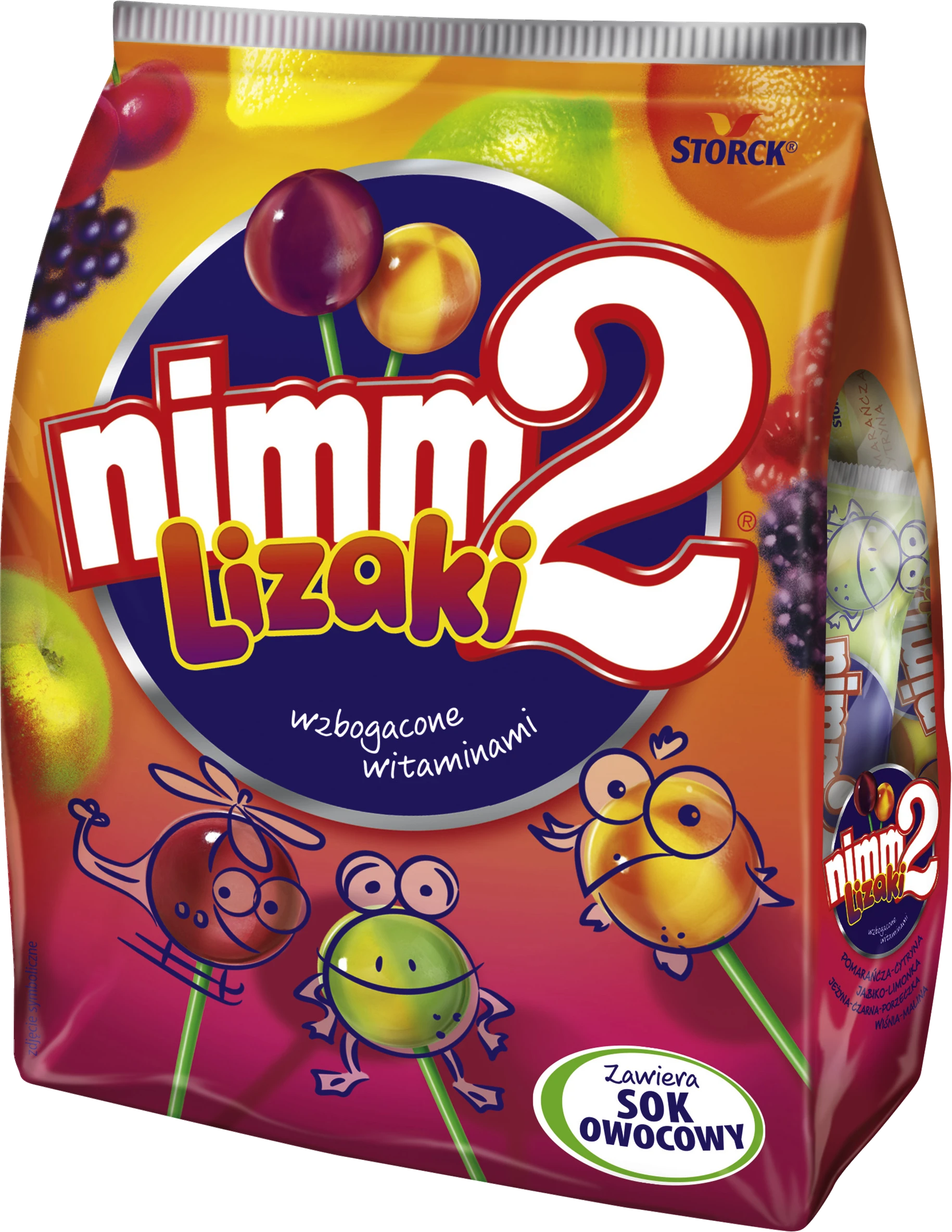 NIMM 2 LOLLIPOPS BAG BAG 80G