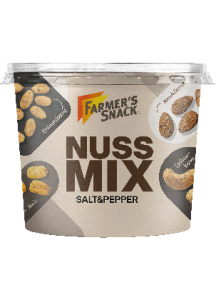 Farmer's Snack Nut Mix Salt & Pepper With corn; nuts roasted without oil; seasoned with salt & pepper 225g