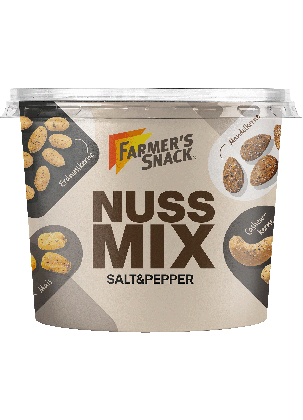 Farmer's Snack Nut Mix Salt & Pepper With corn; nuts roasted without oil; seasoned with salt & pepper 225g