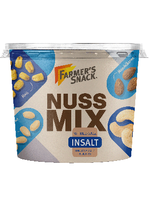 Farmer's Snack Nut Mix InSalt Crunchy nut mix with roasted corn, with sea salt 225g