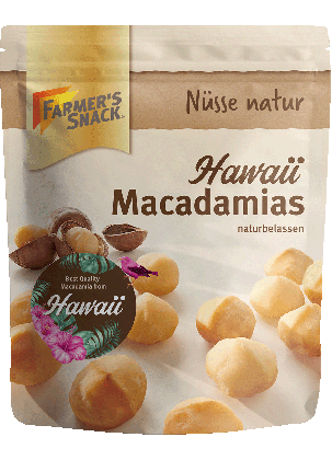 Farmer's Snack Natural Hawaiian Macadamia unique taste 100g