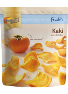 Farmer's Snack Kaki whole slices; without added sugar 125g