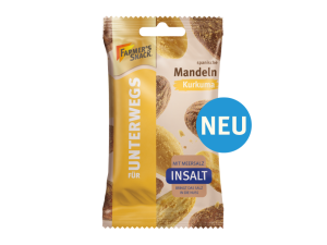 Farmer's Snack Spanish Almonds With Tumeric InSalt roasted & salted 30g