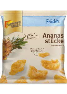 Farmer's Snack Pineapple pieces South Africa; natural; without added sugar 100g