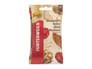 Farmer's Snack Trail Mix With Cranberries without raisins; with peanuts 40g