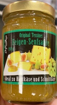 Ruwisch und Zuck Feigensenfsauce grün 190g