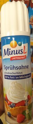 MinusL Sprühsahne 30% 244ml