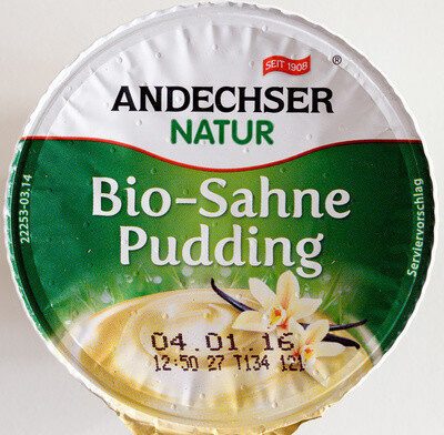 Bio Andechser Natur Sahnepudding Vanille 10%150g