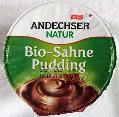 Bio Andechser Natur Sahnepudding Schoko 10%150g
