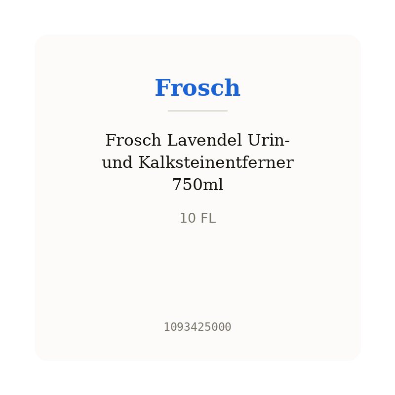 Frosch Lavendel Urin- und Kalksteinentferner 750ml