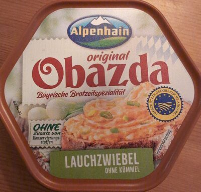 Alpenhain (Obazda) mit Lauchzwiebeln 60% Doppelrahmstufe 125g