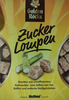 Golden Rocks Zucker-Lompen 500g