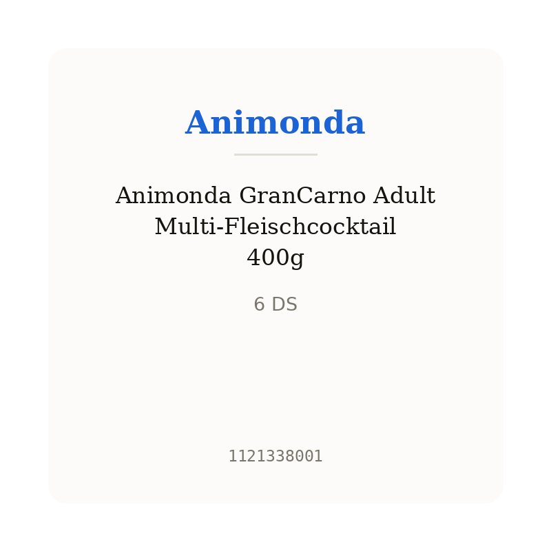 Animonda GranCarno Adult Multi-Fleischcocktail 400g