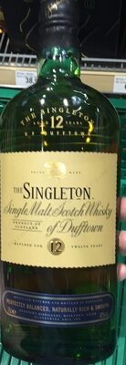 THE SINGLETON Single Malt Scotch Whisky of Dufftown 12 Years Old 40% 0,7l