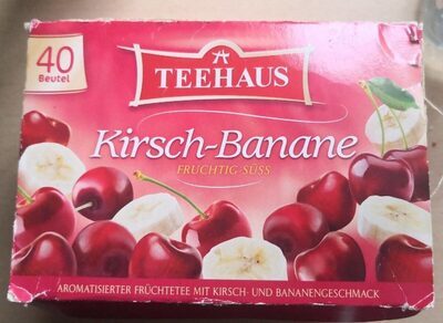 Teehaus Kirsch-Banane Tee 40ST 90g