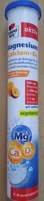 Doppelherz Magnesium+Calcium+D3 15Brausetabletten 97,5g