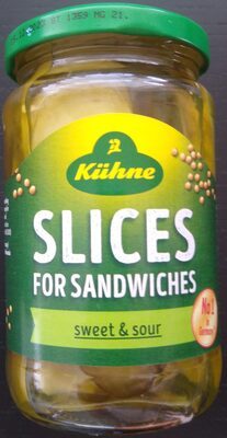 Kühne Sandwich Gurken 330g