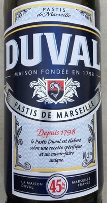 Duval Pastis de Marseille 45% 0,7l