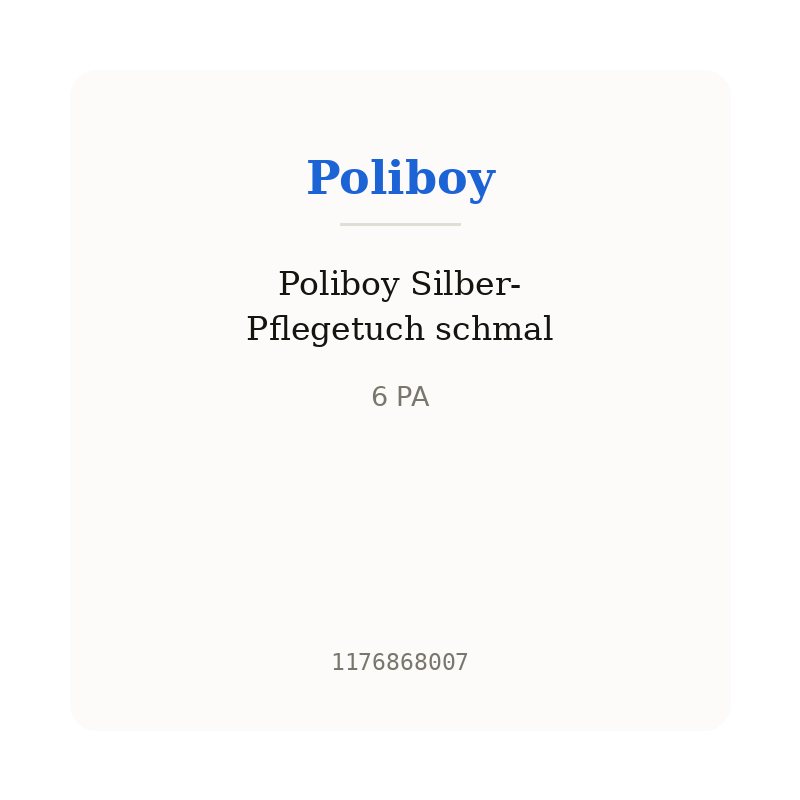 Poliboy Silber-Pflegetuch schmal