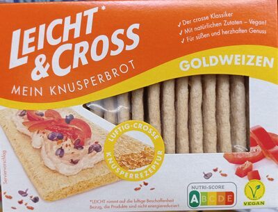 Leicht&Cross Weizen Knusperbrot 125g