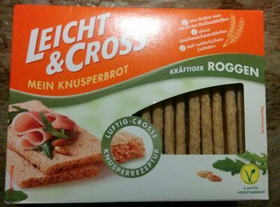 Leicht&Cross Roggen Knusperbrot 125g