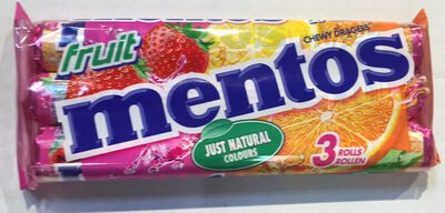 mentos Frucht 3x38g