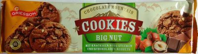Griesson Chocolate Mountain Cookies Big Nut 150g