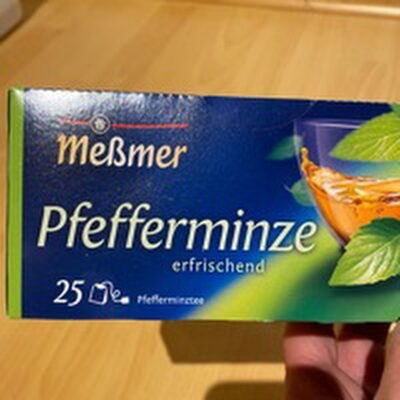 Meßmer Pfefferminze frisch würzig 25ST 56,25g
